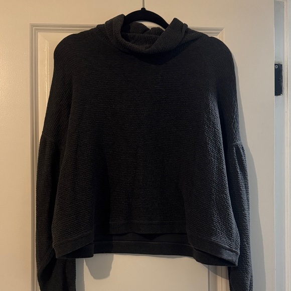 lululemon athletica Sweaters - lululemon athletica Charcoal Cowl Neck Sweater